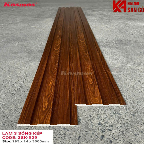 Tấm Ốp Lam 3 Sóng Kép Kosmos 3SK-929